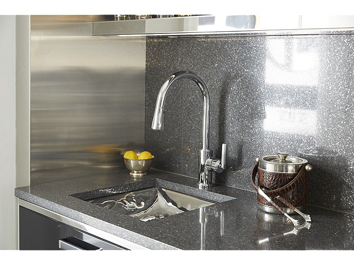PULL-DOWN KITCHEN FAUCET VIR STIL® by Laura Kirar P25516-00-CP-0-large